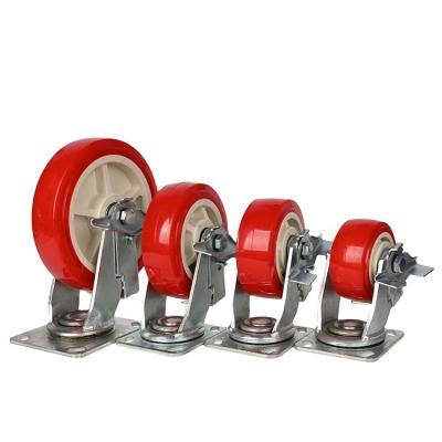 China Other PIVOT Rigid Swivel & Rigid Professional Production High Quality Caster Wheels 4 Inch 6 Inch Caster Wheels for sale