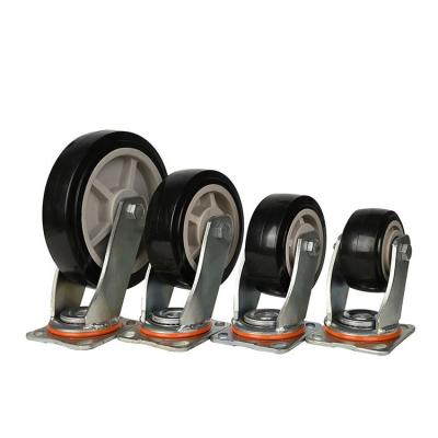 China Other PIVOT Rigid Swivel & Hot Sales Rigid Duty Medium-Heavy Duty Iron PVC Caster Industrial Wheels And Casters à venda