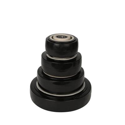 Китай Other PIVOT Rigid Swivel & 4 Inch High Rigid Elastic Black Swivel Stem Rubber Heavy Duty Caster Wheel продается