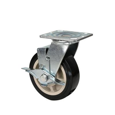 China Other PIVOT Rigid Swivel & Factory Price Rigid Industrial 4 Inch Polyurethane Swivel Plate Locking Casters Wheels for sale