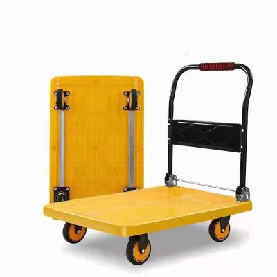 China Wholesale 200kg 450kg heavy duty flatbed foldable plastic cart from truck dolly manufacturer à venda