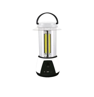 China Eco-friendly COB led camping lantern with DC12V socket+FM radio for sale