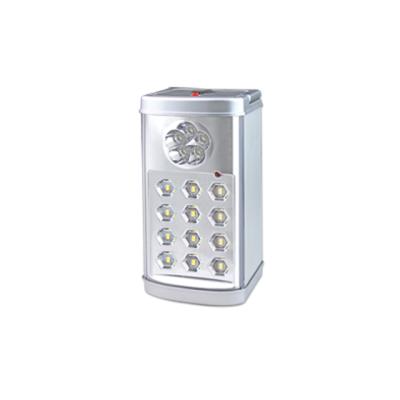 China 5 Spotlight+12 LED Home Emergency Light 6V Rechargeable Portable for sale