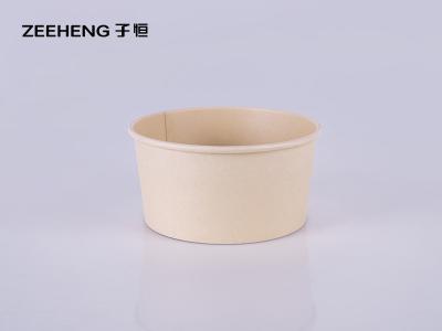 China Round Compostable Food Bowls Biodegradable Salad Containers With Lids for sale