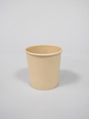 중국 Bamboo Fiber Paper Soup Cup Compostable Biodegradable Coating 판매용