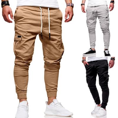 China Anti-Wrinkle Products Drawstring Solid Color Best Selling Pants for sale