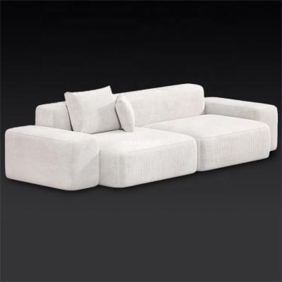 China Contemporary Wood Fabric Sofa Set For Living Room Sectional for sale