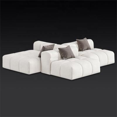 China Contemporary Modern Simple Straight Row Concubine Corner Combination Living Room Imperial Sofa for sale