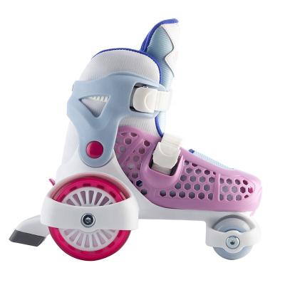 China Fun Roll Girl Junior Adjustable Roller Beginner Safe Skate Shoe for sale