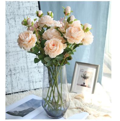 China Wedding Decorations Or Vase Arragement Of Decorations Store Well Artificial Large Peony Flower Peonies Flower Bouquet Artificial Peony for sale