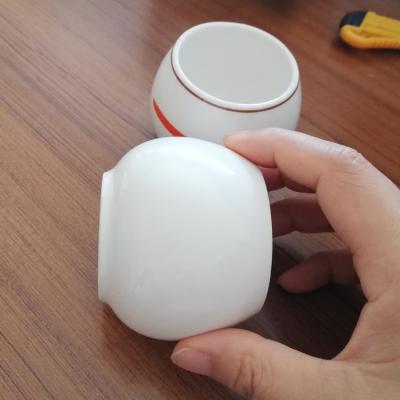 China Mini Round Suculent Plant Ceramic Modern White Pot for sale