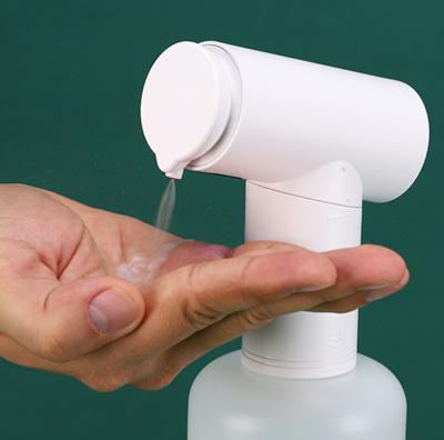 China Foam Refillable Smart Touchless Sensor Plate Foam Free Samples Automatic Soap Dispenser Liquid Hand Soap Dispenser for sale