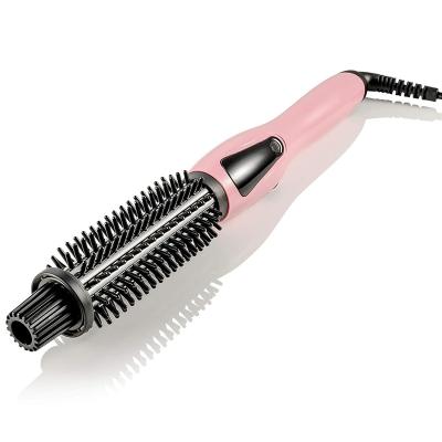 China DIGITAL DISPLAY yes ptc HEATING ELECTRIC HAIR STYLING BRUSH for sale