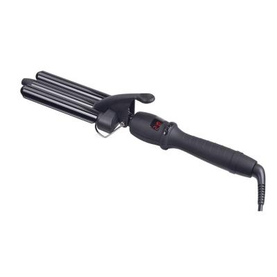 China For Home Use Triple Wave Styling Easy Deep Wave Three Barrel Curling Wand for sale