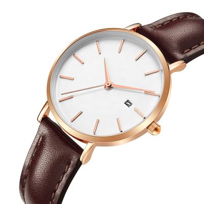 China Automatic Date Fashion Watch Japan Quartz Movement 3atm With Date Unisex Minimalist Watches relojes de mujer for sale