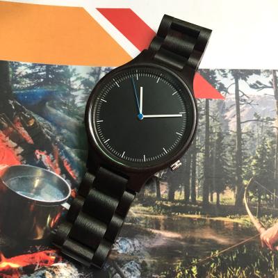 China Private Label Fashion Drop Shipping Glass Round Custom Logo Sandal Wood Watch Minimalist Of Simple Design Unspecific Wood Watch Lover's Gift for sale