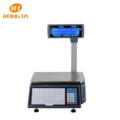 China Rongta RLS1000 Supermarket Retail Using Fruit Vegetable Scale Width: 30~60mm zu verkaufen