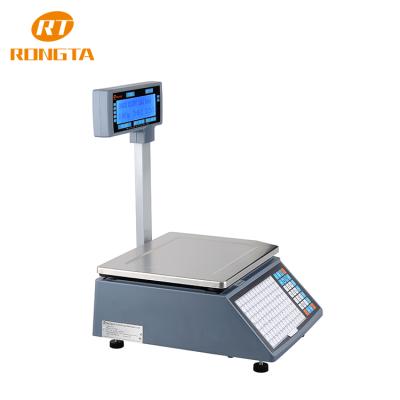 China price weighting and sticker printing digital price scale calculation width: 30~60mm à venda