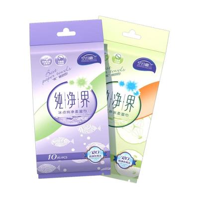 Cina 2021 Custom New Product Simple Pattern/Pearl Pattern Adult Hand And Baby Face Cleaning Generic Sanitary Wet Wipes in vendita