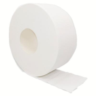 China Bamboo Pulp Toilet Paper Roll Commercial Hotel Restaurant Jumbo Large Toilet Paper Roll for sale