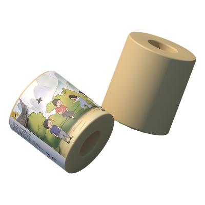 China Customized Wholesale Chinese Cheap Bamboo Pulp 3 Layer Toilet Paper for sale