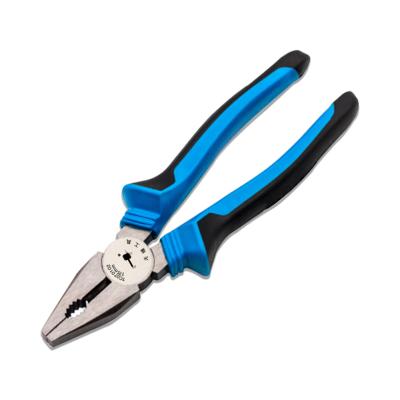 China Clipping Fastener Tool Combination Bicolor High Carbon Steel Pliers With Bi-material Non-slip Handle for sale