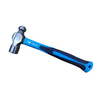 China New Two-color Multi-function Ball-Clinch Type Carbon Steel Hand Tool Multi Purpose Hammer With Soft-Grip Handle for sale