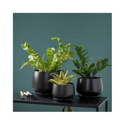 China Factory direct sale Europe mid century modern decor garden pots and planters flower pot sets for sale