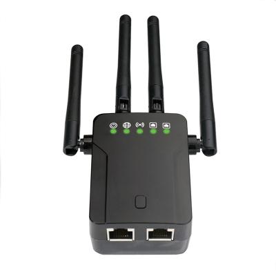 China 5.8ghz wifi router 1200Mbps wifi booster 300Mbps home dual band wifi repeater for sale