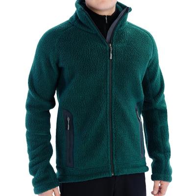 China Viable Custom Brand Fleece Jacket Men Outdoor Thick Fleece Jacket High Quality Men for sale