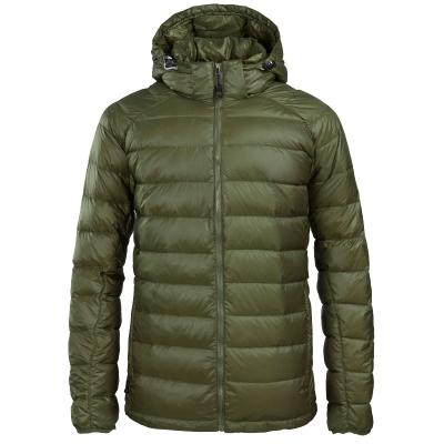 China Breathable Mens Hood Insulated Jacket Puffy Warmth Nylon Padded Jacket Winter Jacket for sale