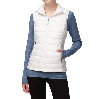 China Custom Manufacturer Women's Vest Winter Jacket Warm Padded Ultralight Sleeveless Vest Waterproof Down for sale