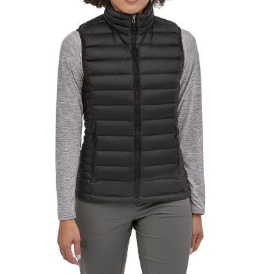 China Wholesale Manufacturer Raincoat Down Vest For Women Winter Jacket Warm Quilted Ultralight Sleeveless Vest for sale