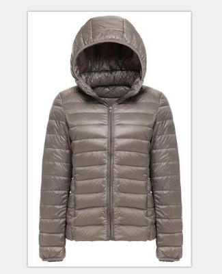 China Breathable Women Fashion Lightweight Packable Down Lady Jacket Down Jacket for sale