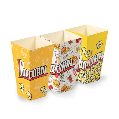 China 5Ft Small Disposable Custom Collapsible Buz Giant Red With Top MickeyDisposable Chicken Popcorn Chicken Paper Boxes Pails Tub Wholesale Cup for sale