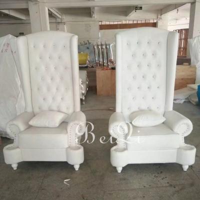 China Luxury; Antiquity ; European Throne Chair King Luxury Wedding Spa Pedicure Chairs Used Nail Salon Foot Pedicure Chair for sale