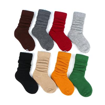 China High Quality Cheap Sporty Gray Slouch Socks Non Slip Price Children Long Loose Socks for sale