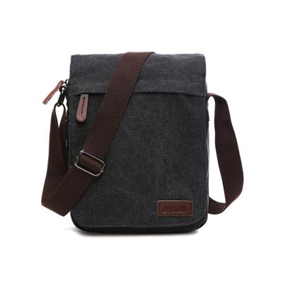 China Fashionable Casual Canvas Messenger Bag Men's Women's Open Sale Canvas Messenger Bag Men Women Cross - Body Bag Shoulder Bag for sale