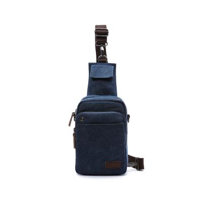 China Durable Multifunctional Outdoor Men Sports Chest Pack One Strap Backpack Boy Canvas Trunk Bag For Colleges for sale