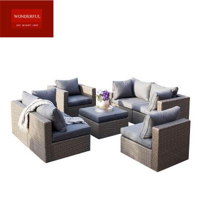 China All Weather Waterproof Furniture Rattan Wicker Sofa for sale