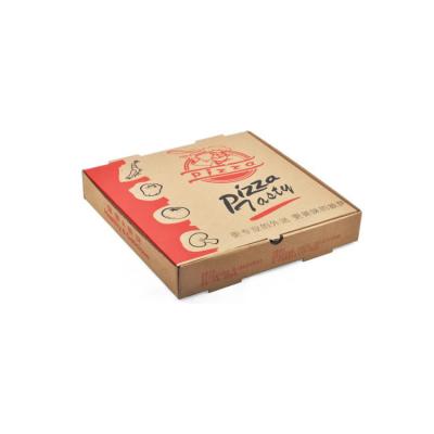 China Recycled materials wholesale custom logo printed box pizza cone currugated paper boxes for pizza for sale