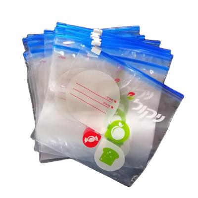 China Security Custom Printed Resealable Bag LDPE Slider Locking Bag for sale