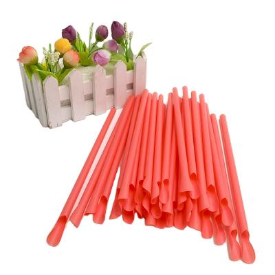 China Modern Hot Sale PLA Disposable Spoon Straw For Party Suppliers for sale