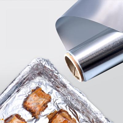 China Biodegradable Disposable Household Silver Foil Food Wrapping Rolls Aluminum Foil Food Wrapping Paper Nonstick Baking Paper Roll for sale