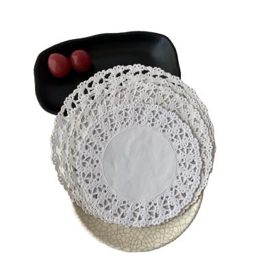 China Manufacturer Supplies Guaranteed Quality Food Grade Doily Viable Chinese Lace Paper for sale