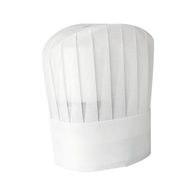 China Professional Mini Biodegradable Disposable Nonwoven Waterproof Nonwoven Round Lid Chef Cap Kitchen White Cap All Adult For Chef Hat 2021 for sale