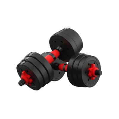 China Home Use Cement Dumbbell Set Adjustable Cement Dumbbells Weightlifting Sand Weight Dumbbell for sale