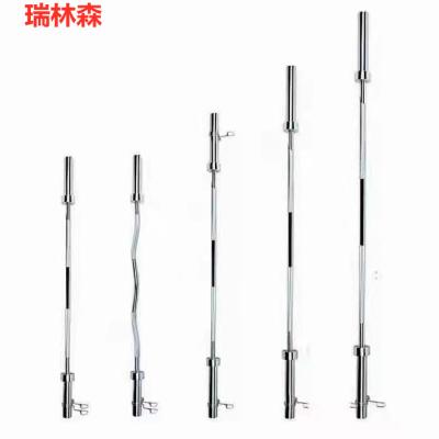 China New Arrival Universal Home Gym Weightlifting 1.2m Exercise Barbell Powerlifting Bar for sale