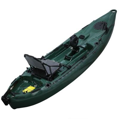 China 2020 hot sale 10ft mako 10 HDPE material single pedal power single kayak fishing Kajak for sale