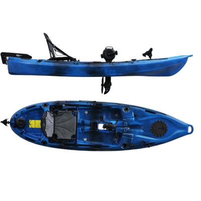 China Mako 10 Power Riot Water Sports Excellent Support Single Fishing Kajak / Canoe Back Seated Pedal Top for sale